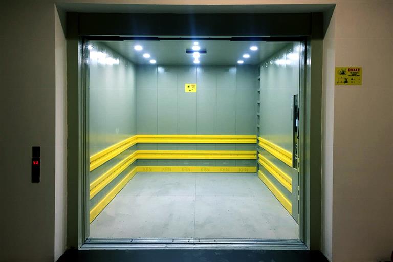 Freight Elevator.